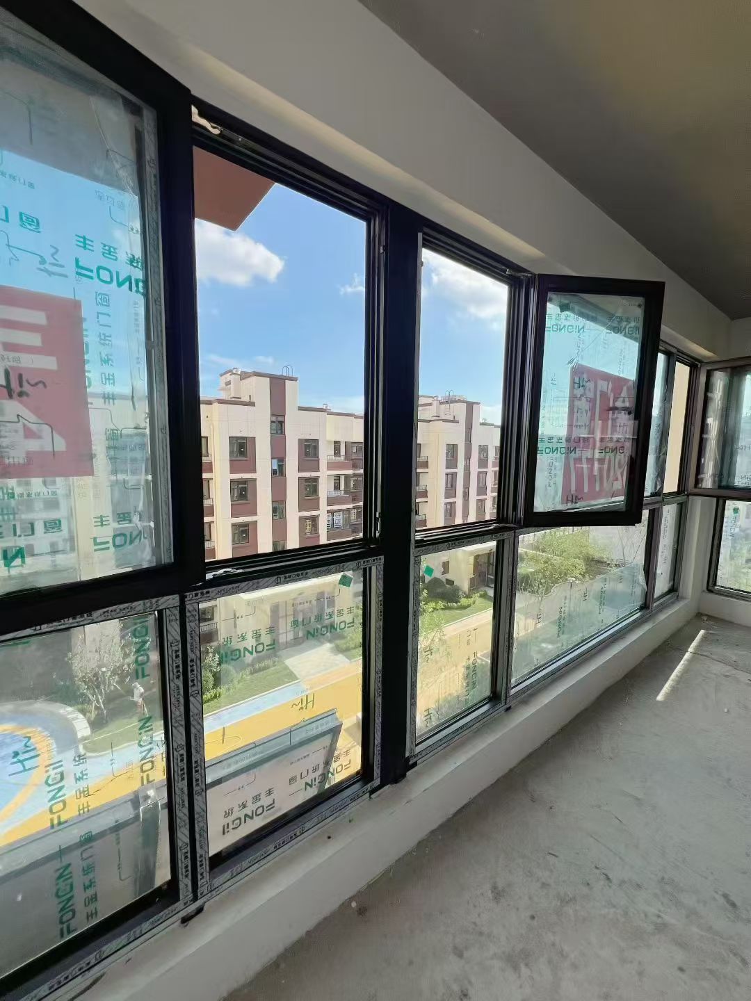 丰金门窗别墅项目安装实景